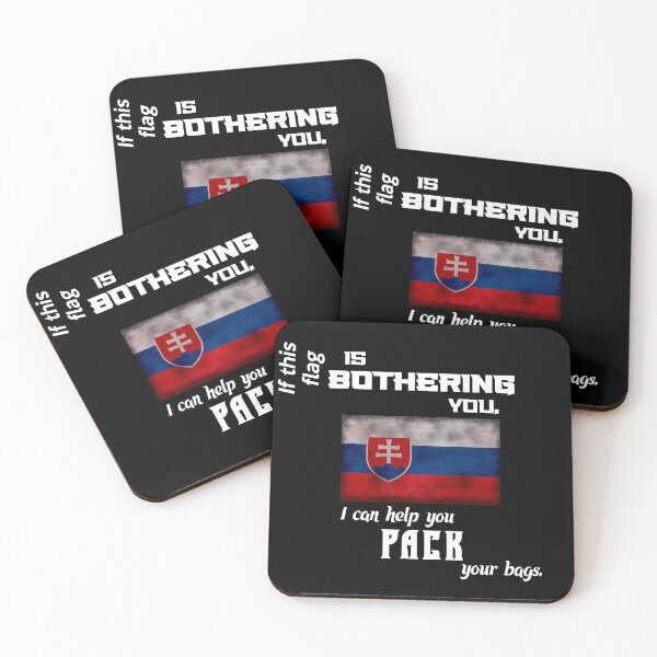 Item preview, Slovak flag - pack your bags designed and sold by 2Girls1Shirt.