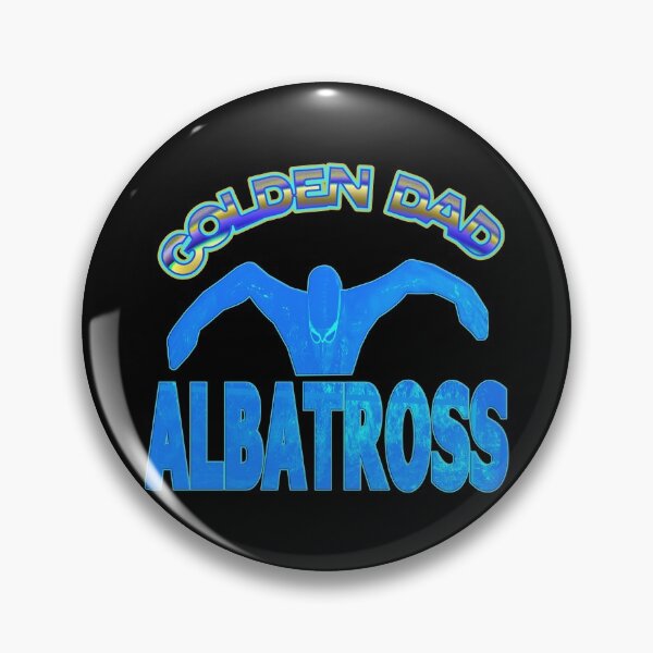 Artikelvorschau, GOLDEN DAD ALBATROSS - LUSTIGER DAD SCHMETTERLINGS-SCHWIMMER entworfen und verkauft von Ralek.