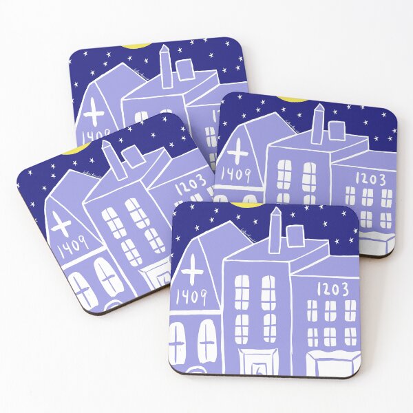 Item preview, Very Violet Village of Venice designed and sold by Helen Knecht.