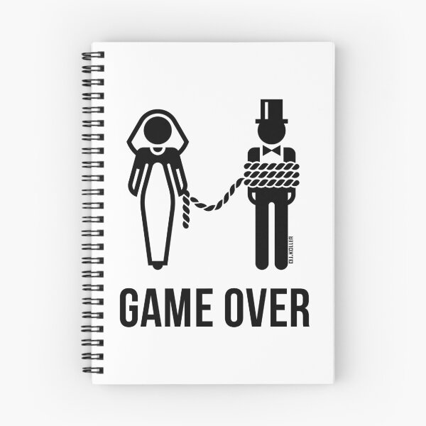 Item preview, Game Over On A Leash / Lead! (Groom / Stag Party / Wedding / Marriage / Black) designed and sold by MrFaulbaum.