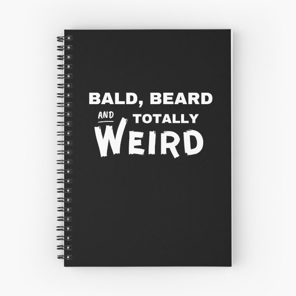 Item preview, Bald beard and totally weird / funny bald bearded men saying  designed and sold by portrait4you.