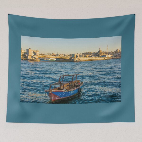 Item preview, Galata Bridge in Late Afternoon Sun designed and sold by jojobob.