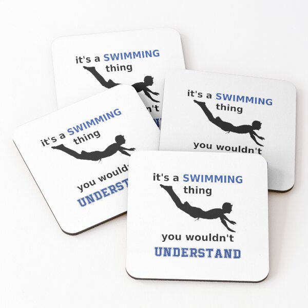 Item preview, its a swimming thing you wouldnt understand for swimmers, swimming lovers black  designed and sold by mikrocosmox.