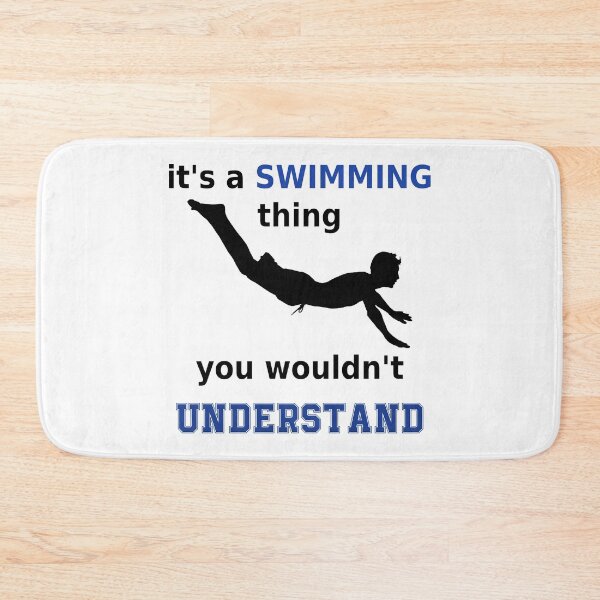 Item preview, its a swimming thing you wouldnt understand for swimmers, swimming lovers black  designed and sold by mikrocosmox.