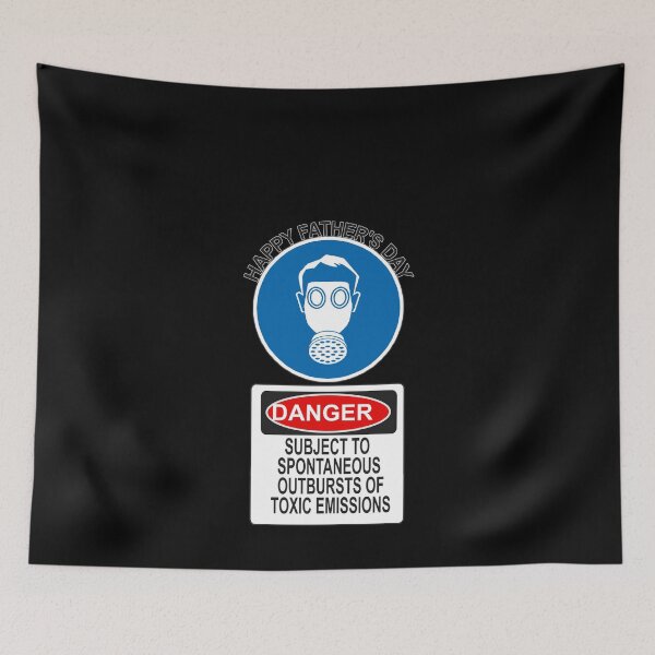 Item preview, Happy Father's Day Danger Toxic Emissions designed and sold by A-T-H.