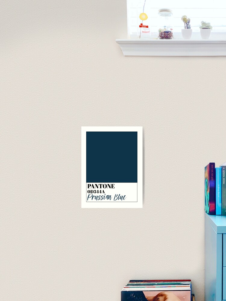 Pantone - Prussian Blue | Art Print