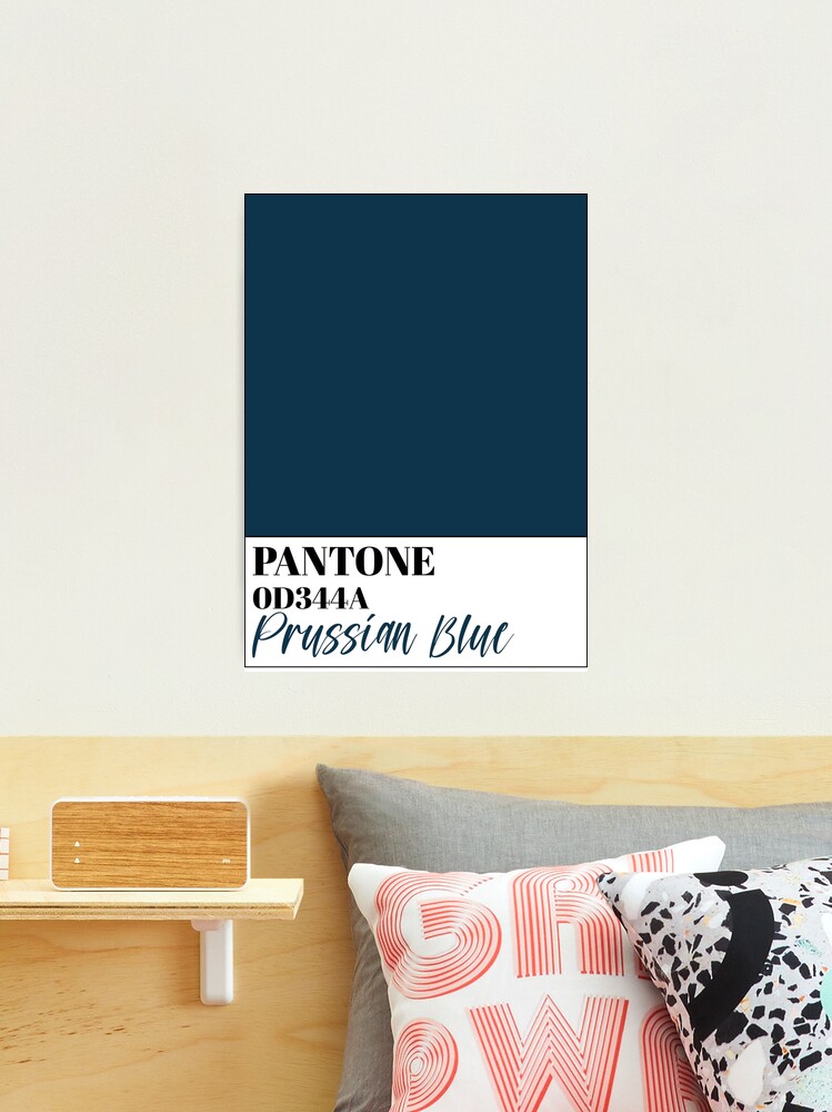 Pantone - Prussian Blue | Art Print