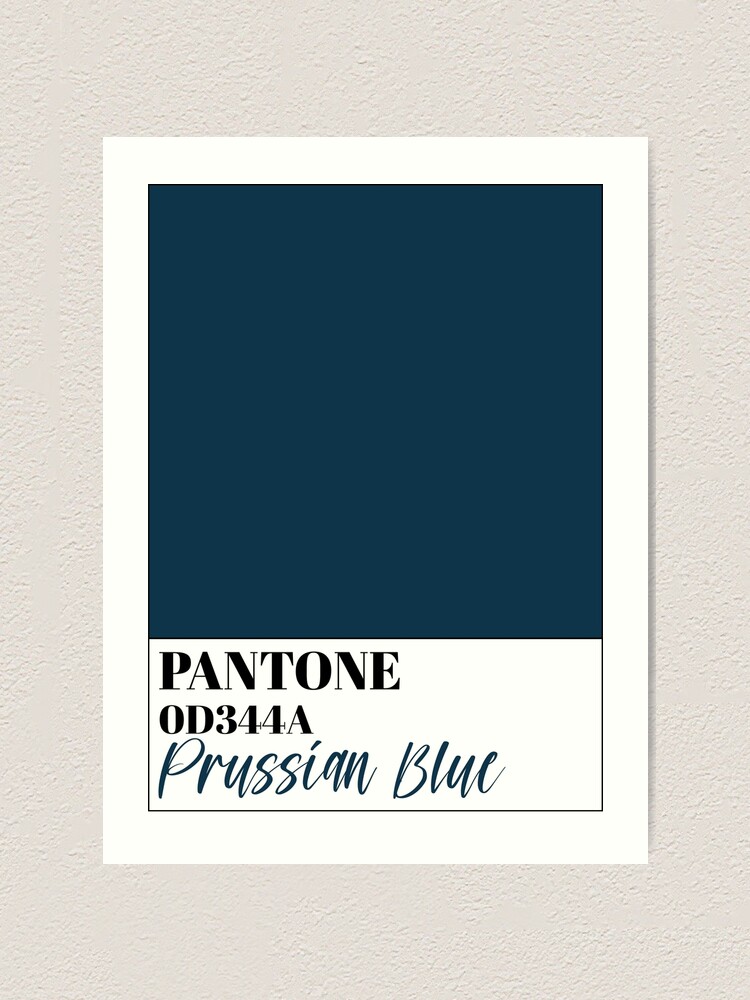 Pantone - Prussian Blue | Art Print