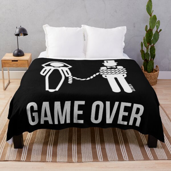 Item preview, Game Over On A Leash / Lead! (Groom / Stag Party / Wedding / Marriage / White) designed and sold by MrFaulbaum.