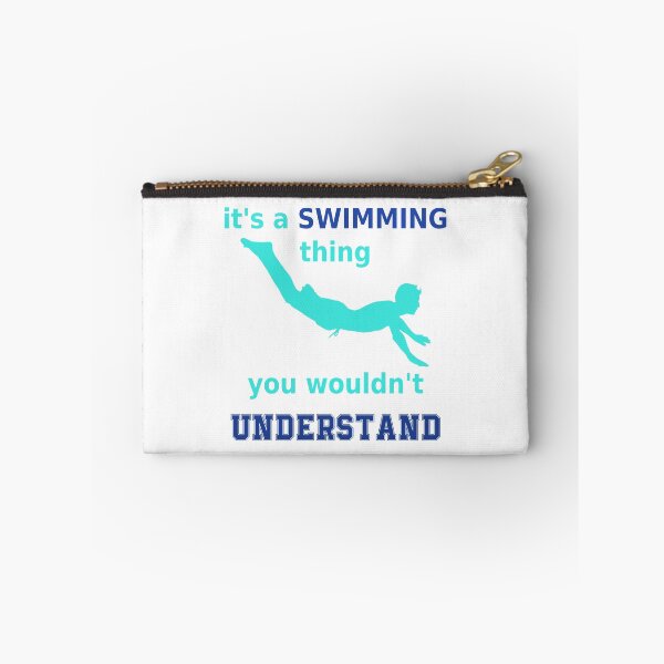 Item preview, its a swimming thing you wouldnt understand for swimmers, swimming lovers blue designed and sold by mikrocosmox.