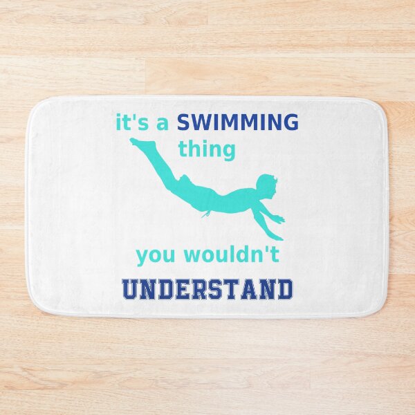 Item preview, its a swimming thing you wouldnt understand for swimmers, swimming lovers blue designed and sold by mikrocosmox.