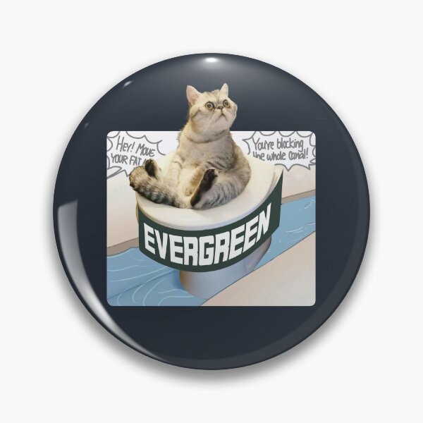 Item preview, Blocked Suez Canal Cat Meme Parody designed and sold by VinBasis.