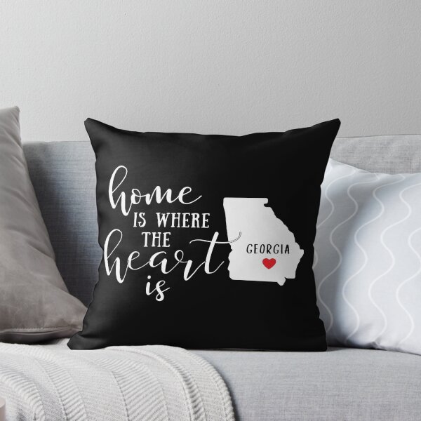 Item preview, Georgia, Home Is Where the Heart Is, Home State designed and sold by ladylaughprints.