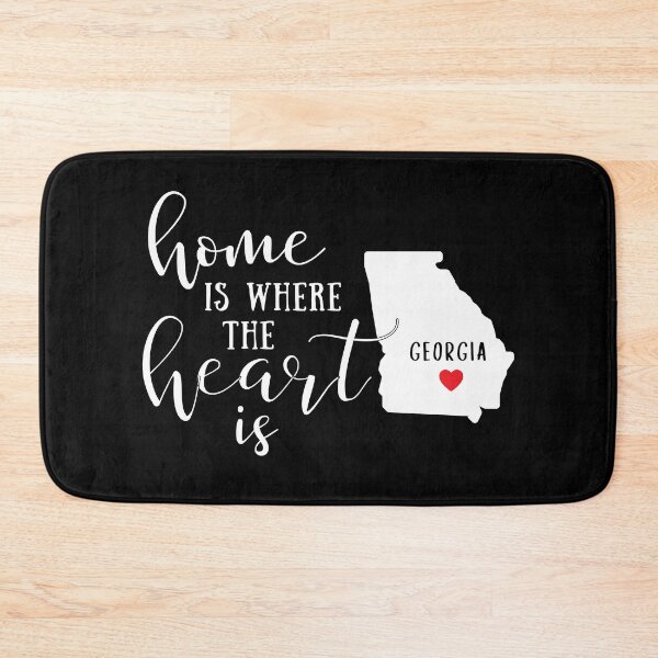 Item preview, Georgia, Home Is Where the Heart Is, Home State designed and sold by ladylaughprints.