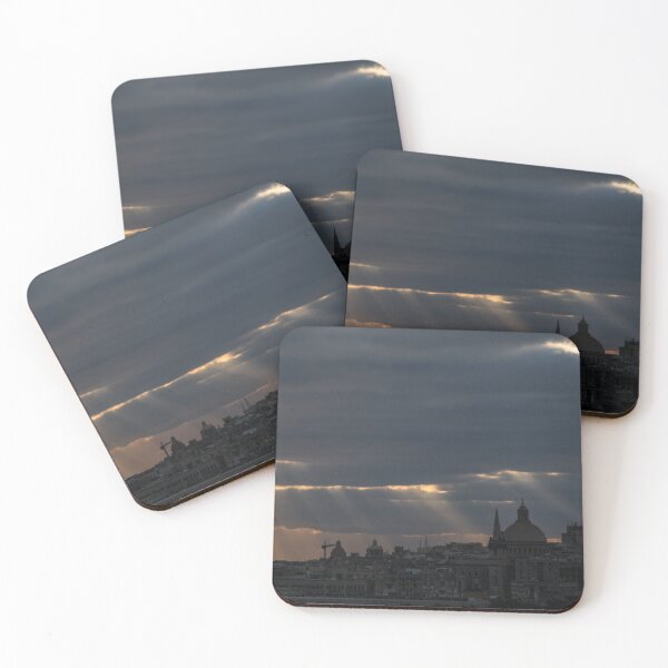 Item preview, Amazing sunset in Valletta (or Il-Belt), the tiny capital of the Mediterranean island nation of Malta designed and sold by AlbertMi.