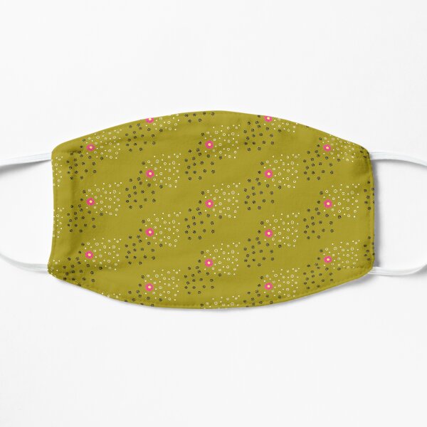 Flower Pattern Flat Mask