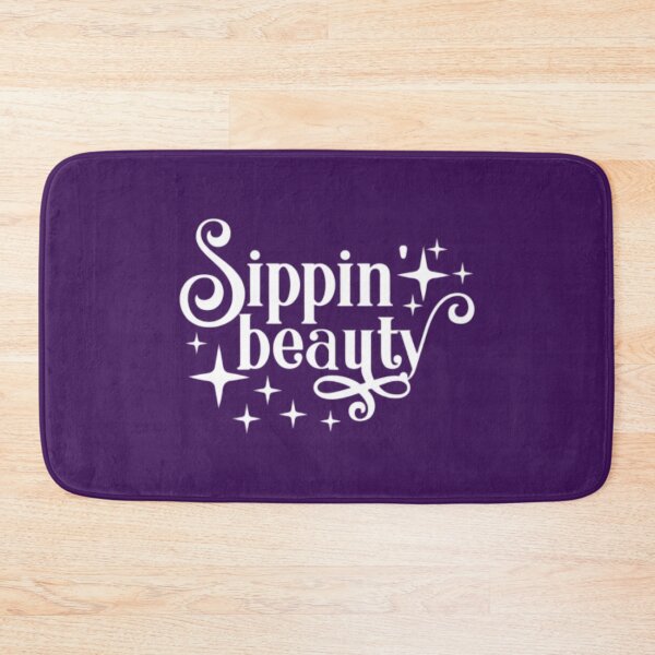 Item preview, Sippin Beauty funny drinking purple designed and sold by MinimalSketches.