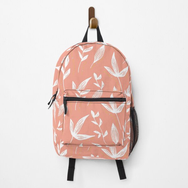 Item preview, Pastel Peach Leaves Pattern designed and sold by Dream Big! by E. H..