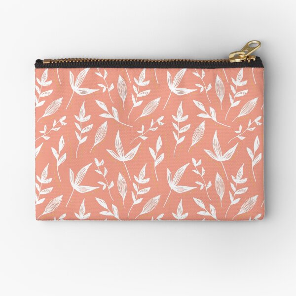 Item preview, Pastel Peach Leaves Pattern designed and sold by Dream Big! by E. H..
