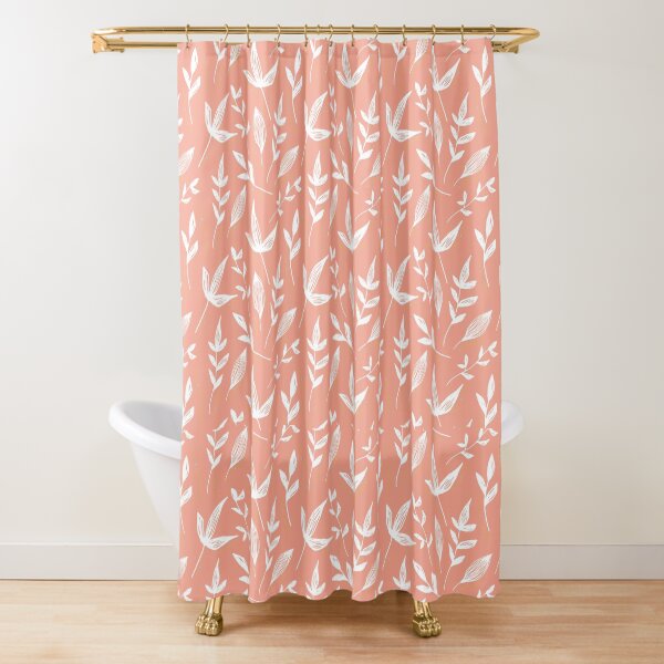 Item preview, Pastel Peach Leaves Pattern designed and sold by Dream Big! by E. H..