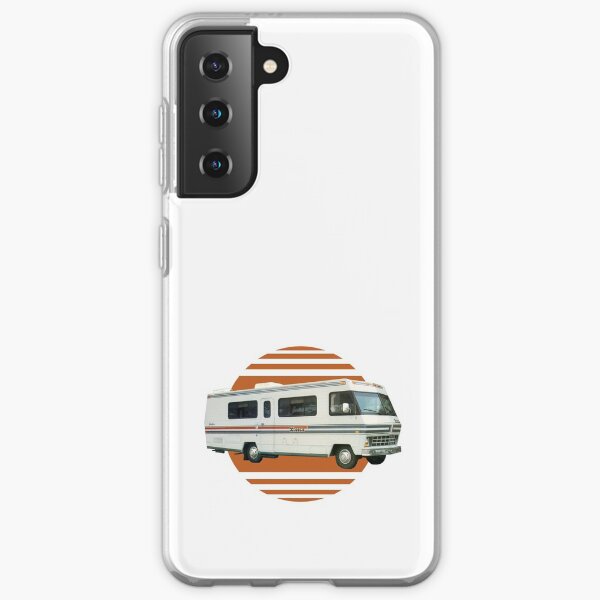 Vintage RV Travel Retro Orange Motorhome Travelling Samsung Galaxy Soft Case