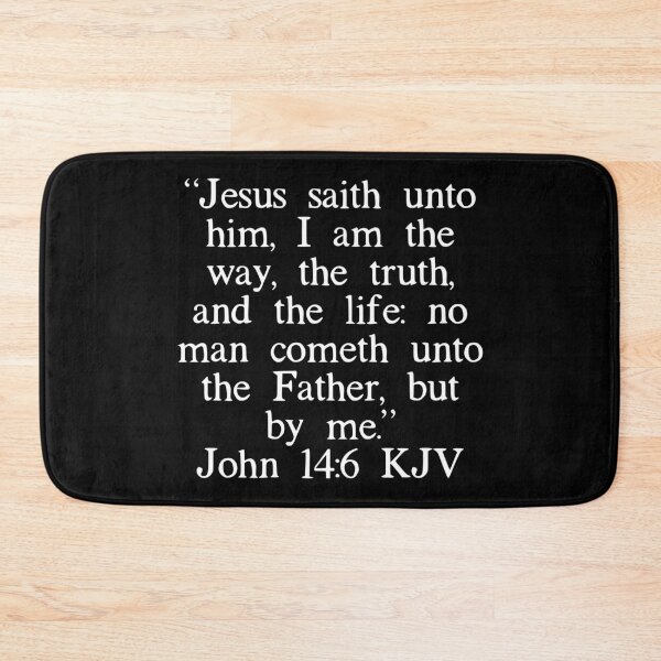 Item preview, John 14:6 KJV (White Font) designed and sold by IBMClothing.