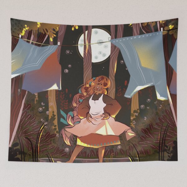 Item preview, Moonlight Laundry designed and sold by meilybox.