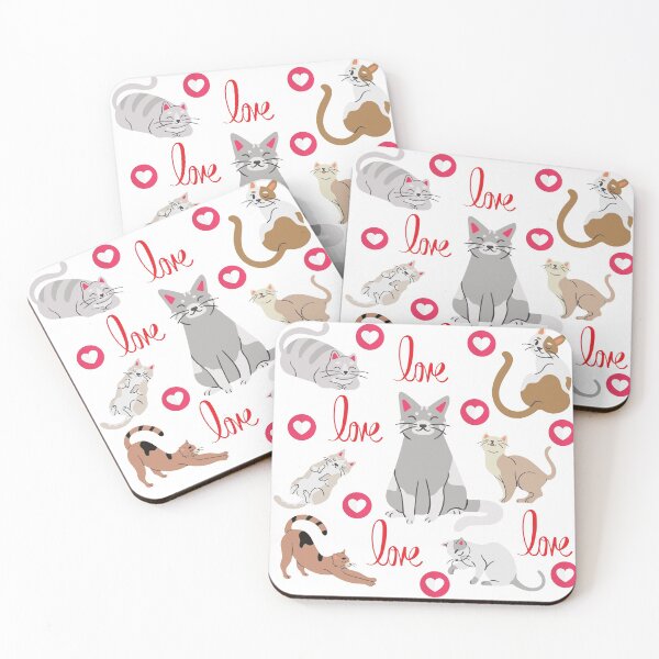 Item preview, Cat Love ( cute love cats) designed and sold by WithAngela.