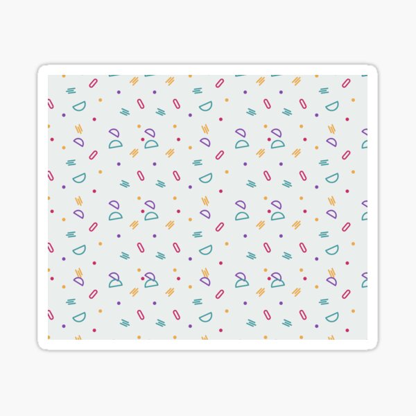 Item preview, Fun Colorful Party Confetti Pattern designed and sold by Dream Big! by E. H..