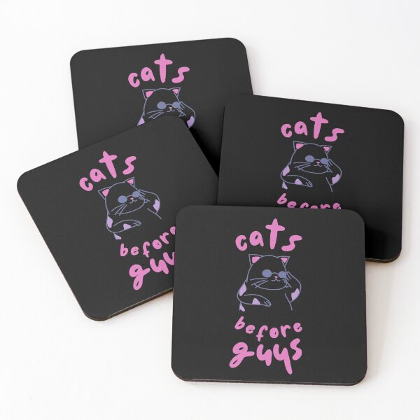 Item preview, Cats Before Guys Funny Shirt Animal Cats Dogs Pets Cute Shirt Laugh Joke Sarcastic Birthday Gift  designed and sold by EpsilonEridani.
