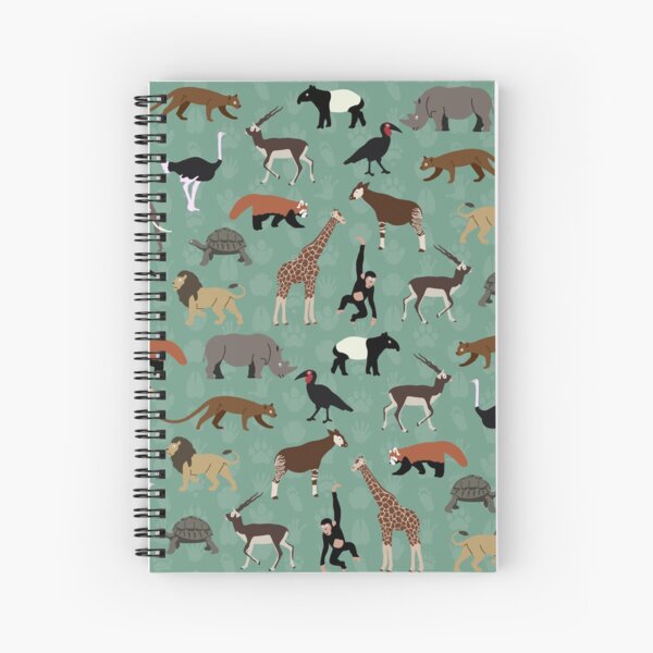 Teeny Tiny Zoo Spiral Notebook