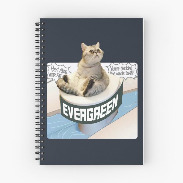 Item preview, Blocked Suez Canal Cat Meme Parody designed and sold by VinBasis.