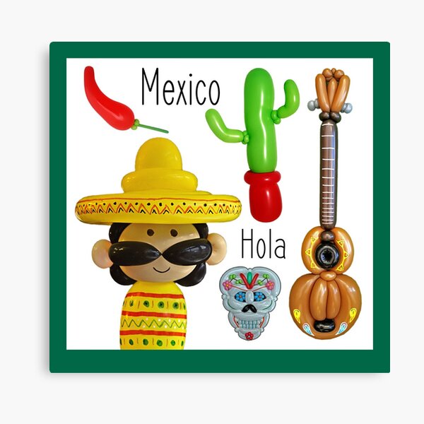 Its a Balloon World After All - Mexico Canvas Print