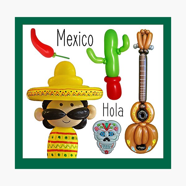 Its a Balloon World After All - Mexico Photographic Print