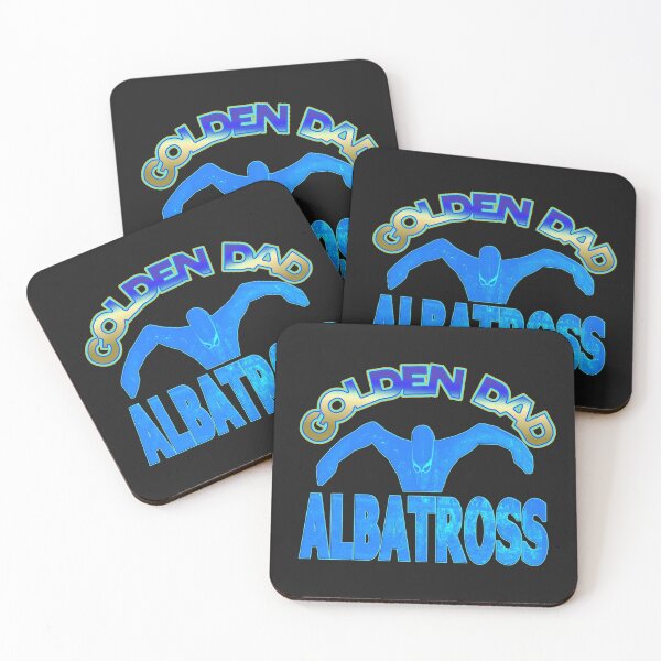 Item preview, GOLDEN DAD ALBATROSS - FUNNY DAD BUTTERFLY SWIMMER  designed and sold by Ralek.