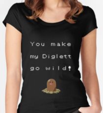 Naughty Pokemon! Women's Fitted Scoop T-Shirt