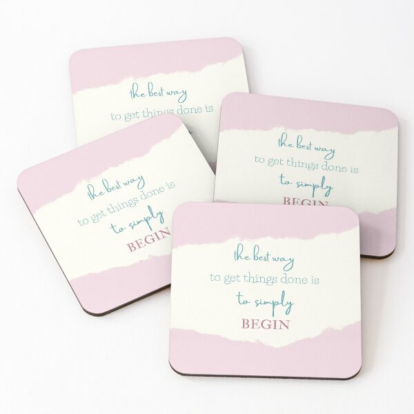 Item preview, The best way to get things done is to simply BEGIN. designed and sold by MagicWordsDS.
