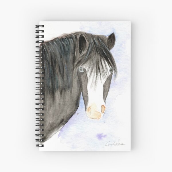 Aperçu de l'œuvre Adorable poney aux yeux bleus créée et vendue par Cindy Smith.