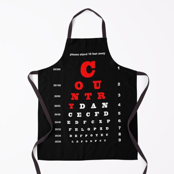 Item preview, EYE TEST CHART - COUNTRY DANCE designed and sold by KoolDsignsDANCE.