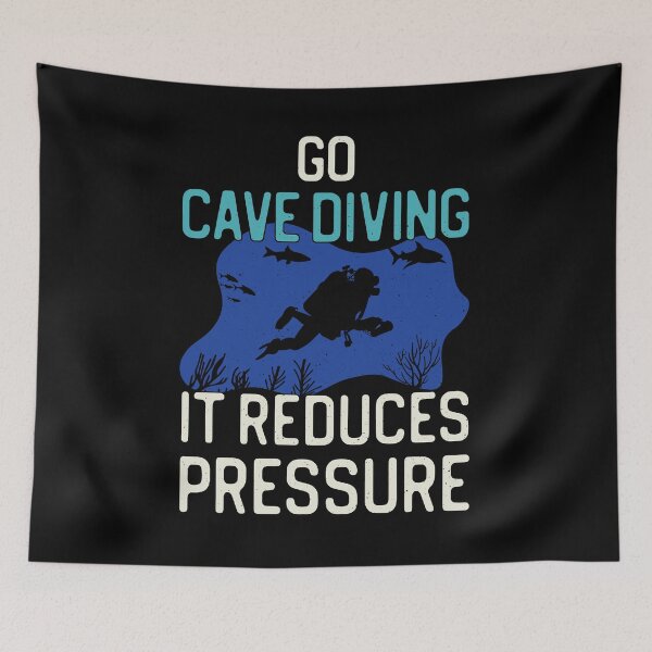 Item preview, Funny Cave Diving designed and sold by artworkbyrihen.