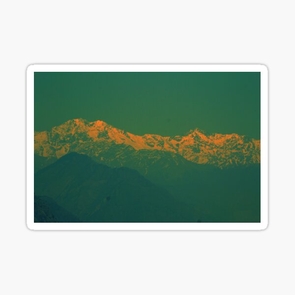 “Mountain Ranges” Sticker by arunkumarsambal | Redbubble
