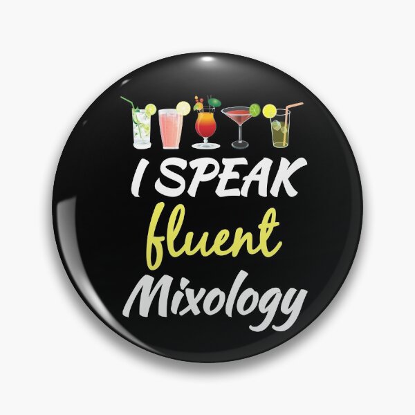 Item preview, I Speak Fluent Mixology Bartender Gift designed and sold by Luna1Shop.