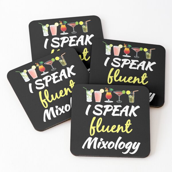 Item preview, I Speak Fluent Mixology Bartender Gift designed and sold by Luna1Shop.