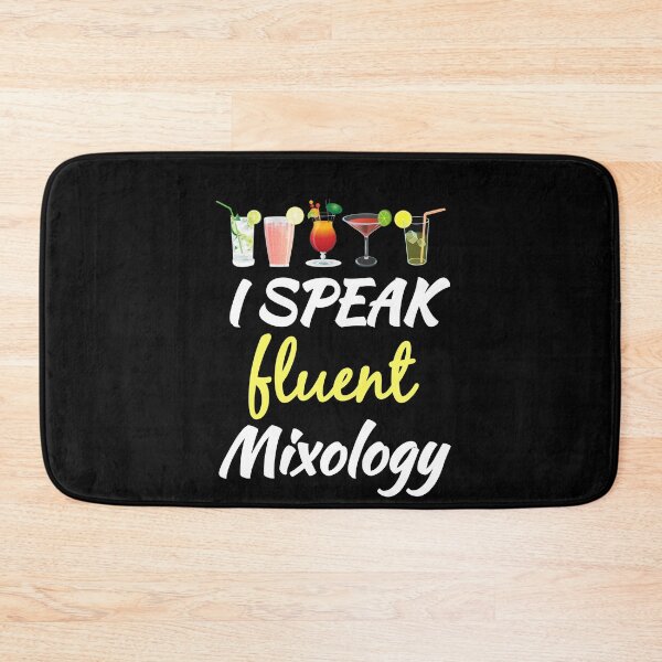 Item preview, I Speak Fluent Mixology Bartender Gift designed and sold by Luna1Shop.
