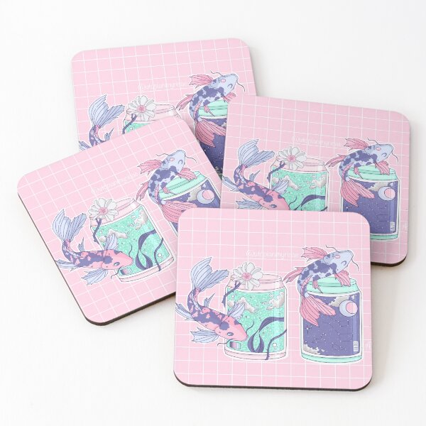 Item preview, pastel koi fish  designed and sold by sapphicandwilde.