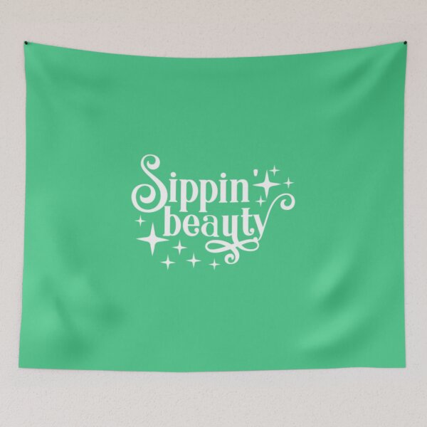 Item preview, Sippin Beauty Green designed and sold by MinimalSketches.