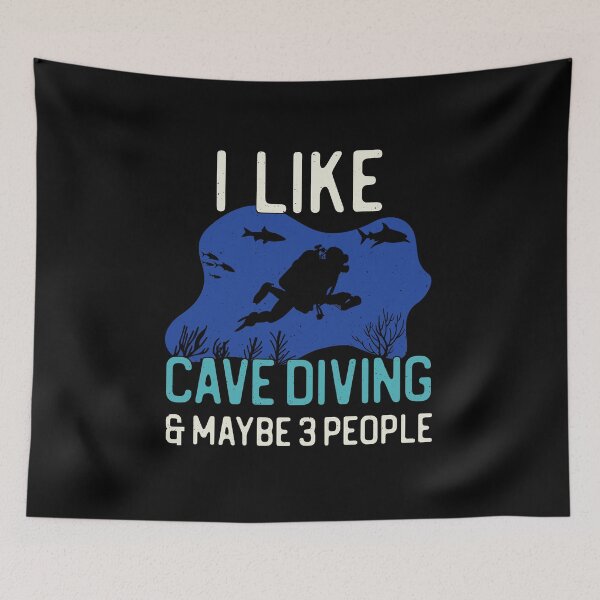 Item preview, Funny Cave Diving designed and sold by artworkbyrihen.