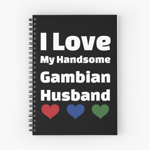 Item preview, I Love My Handsome Gambian Husband - Gambia Husband designed and sold by DiceNLDesigns.