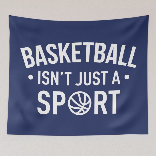 Item preview, Basketball Isn't Just A Sport (Blue BG) designed and sold by FilipeFerreira.