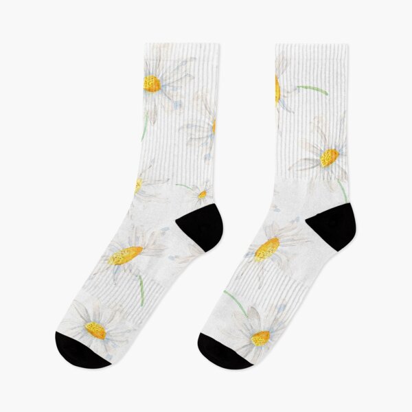 Item preview, Watercolour Yellow and White Daisy Pattern designed and sold by Julie Pickering.